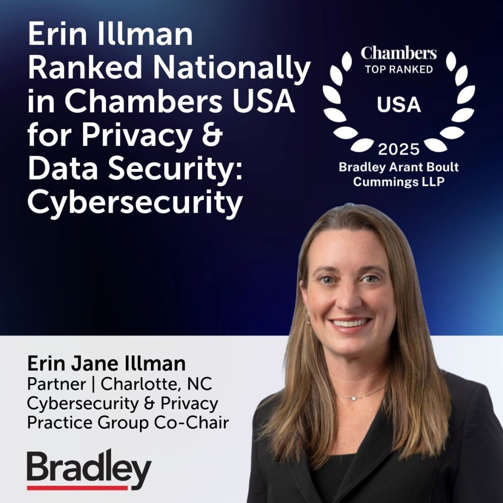 Chambers USA–Ranked Nationally for Privacy & Data Security:&nbsp;Cybersecurity